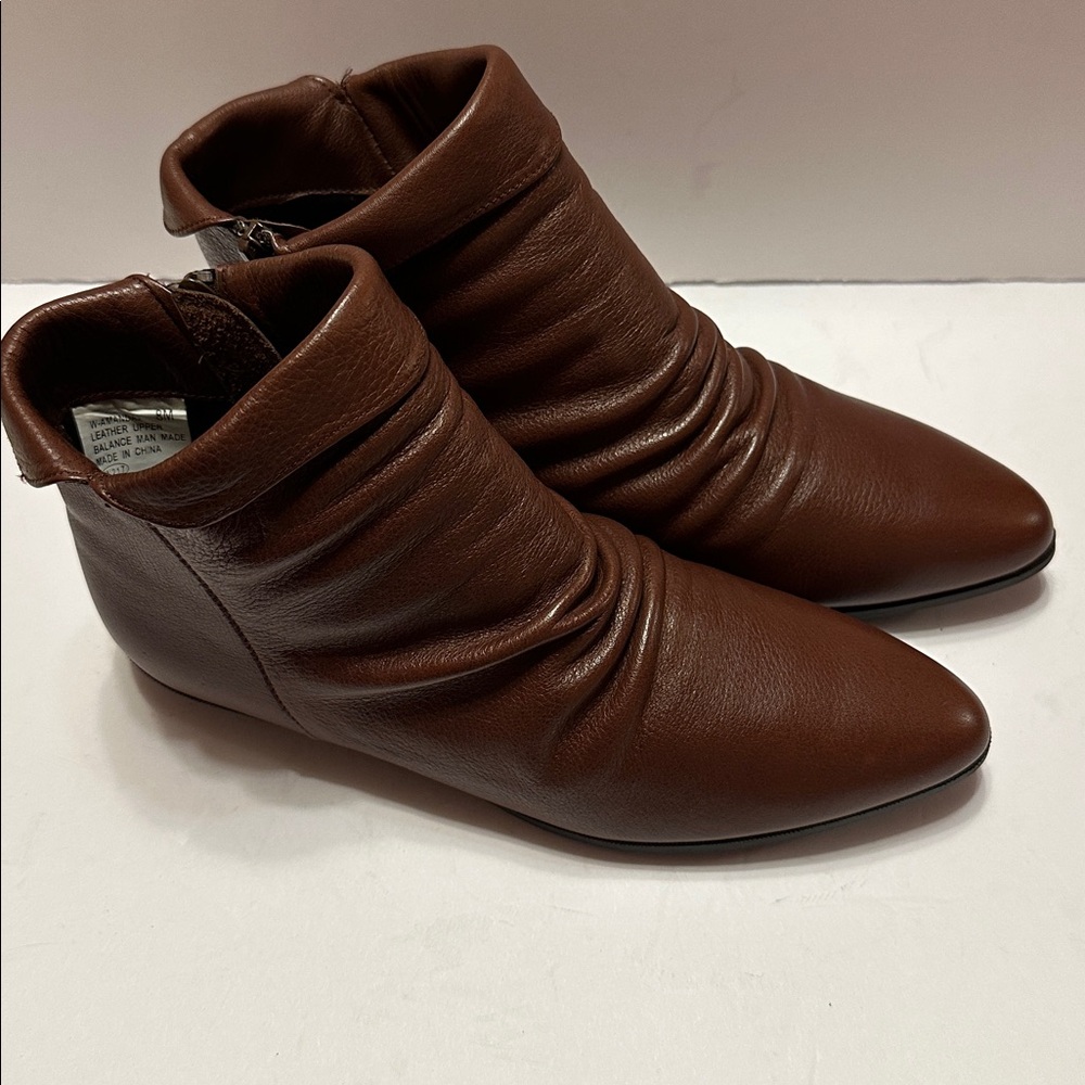 Maine Woods Amanda Brown Leather Boots